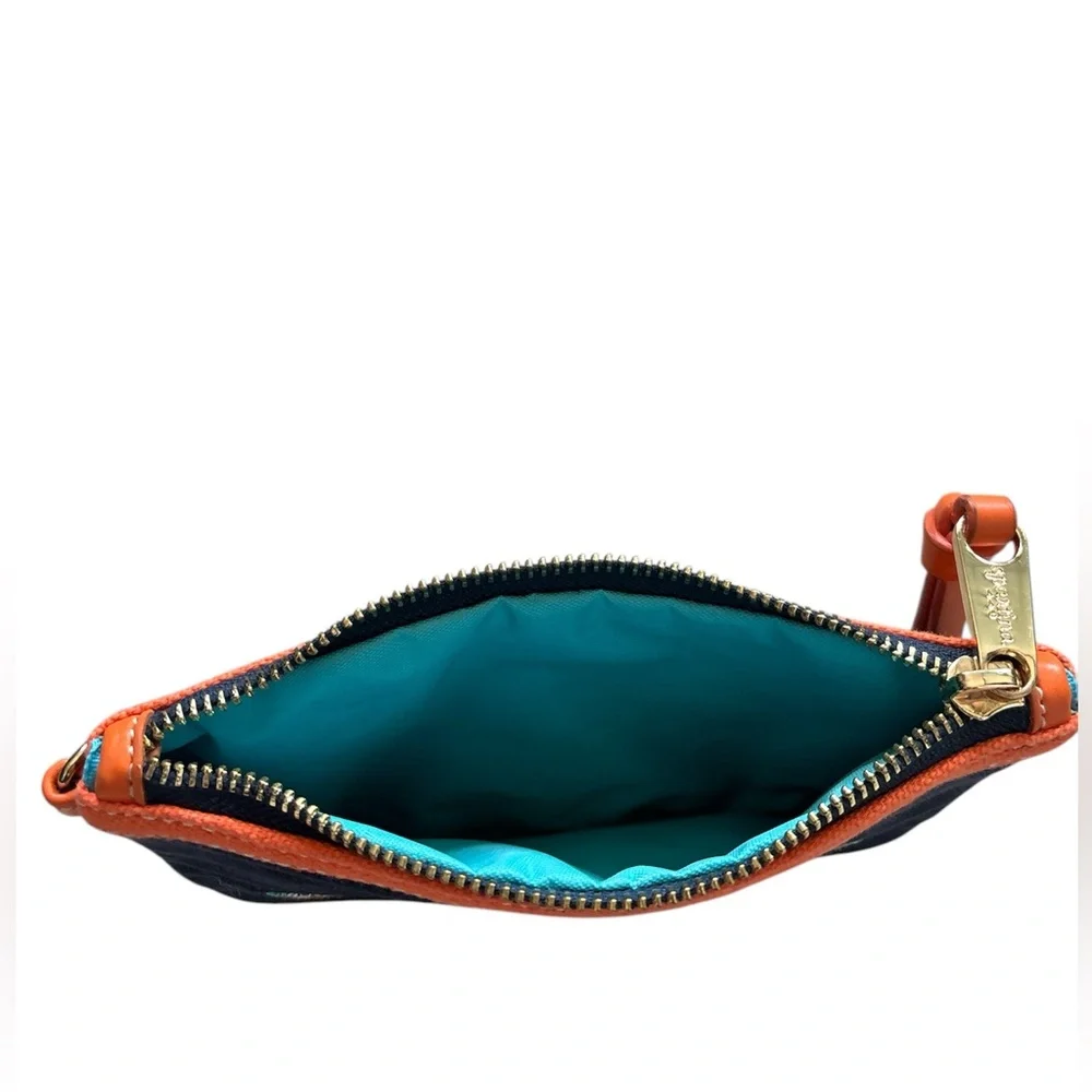 🧜🏻‍♀️Spartina 449 TYBEE Linen Whale Zip Case Bag - Picture 4 of 8